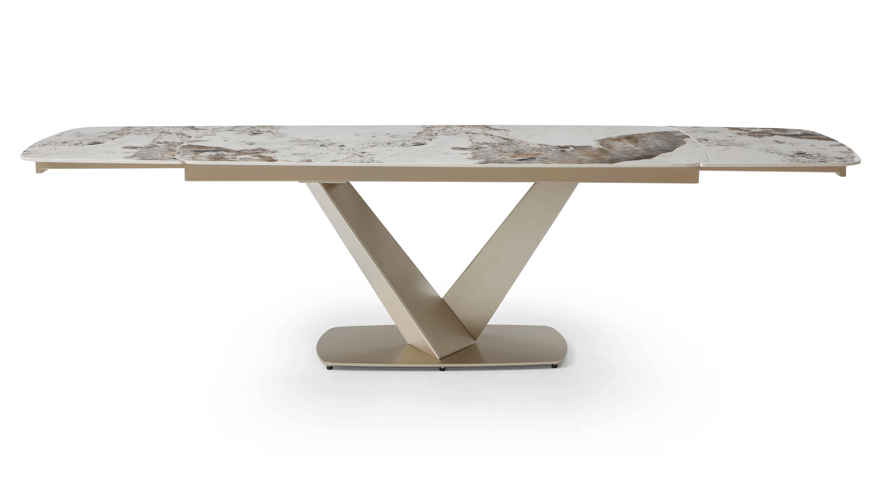 Viola Dining Table 110in - Euro Living Furniture